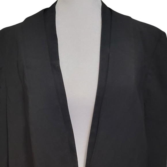 Vince Camuto Womens Size 12 Black Blazer Dress Jacket w/ Shawl Collar & Pockets - Picture 6 of 6